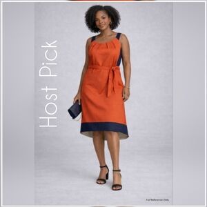 Tahari Woman “Corrina” Colorblock Dress – NWT – Size 18